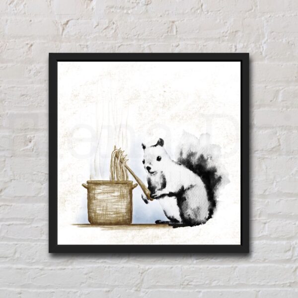 Squirrel with pasta pot - Image 2