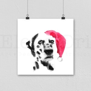 Christmas Dog Portrait