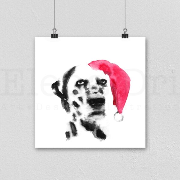 Christmas Dog Portrait