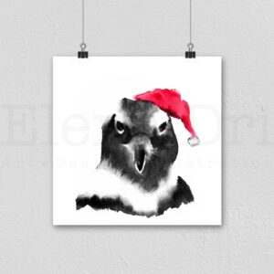 Christmas Penguin Portrait