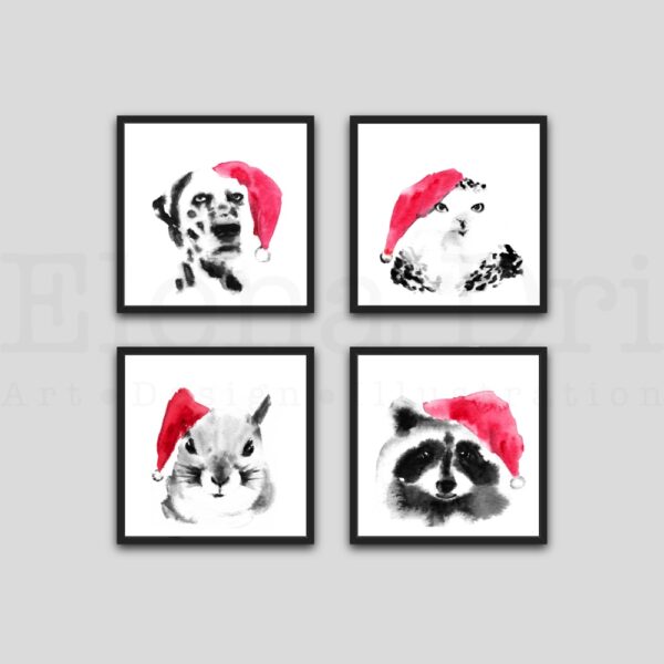 Christmas Dog Portrait - Image 3