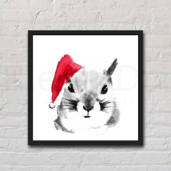 Christmas Squirrel Portrait - Image 2
