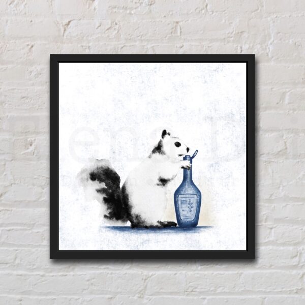 Squirrel with shampoo bottle - Image 2