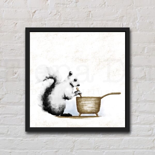 Squirrel with saucepan - Image 2