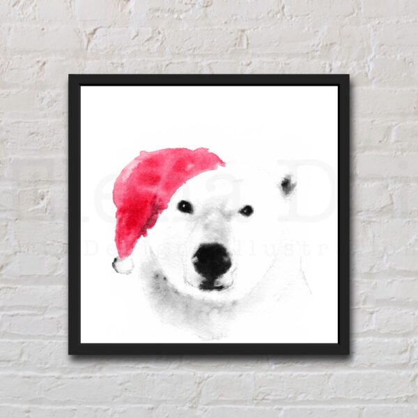 Christmas Bear Portrait - Image 2