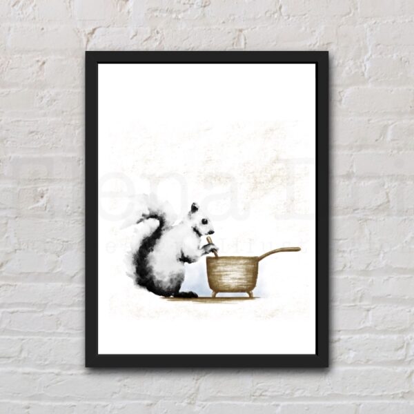 Squirrel with saucepan - Image 4