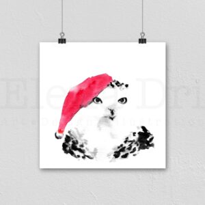 Christmas Owl Portrait